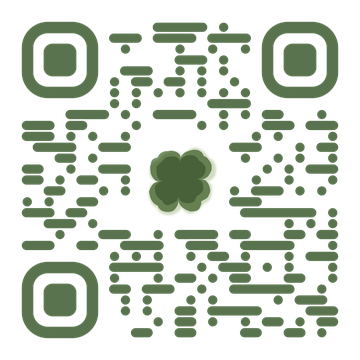 QR-Code Waldgr&uuml;n, transparent, f&uuml;hrt zu robertbrodhun.de
