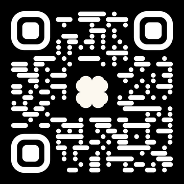QR-Code Wei&szlig; auf Schwarz, f&uuml;hrt zu robertbrodhun.de